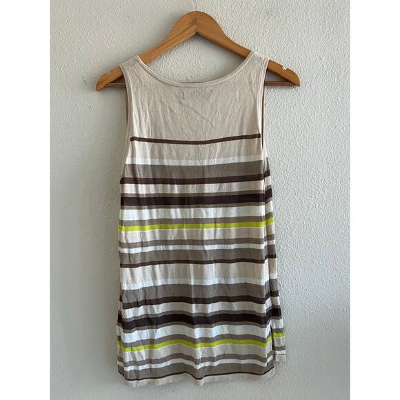 Velvet by Graham and Spencer striped knit tank size Medium lightweight boho - Picture 2 of 6